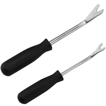 

2 Pcs Car Door Panel Remover Upholstery Metal Auto Removal Clip Trim Fastener Pliers Repair Tools