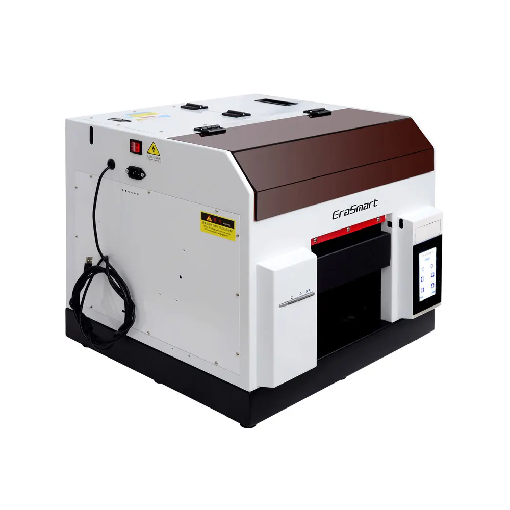  Factory directly sell Inkjet 3D UV Phone Case A4 UV Printer Price UV Flatbed Printer