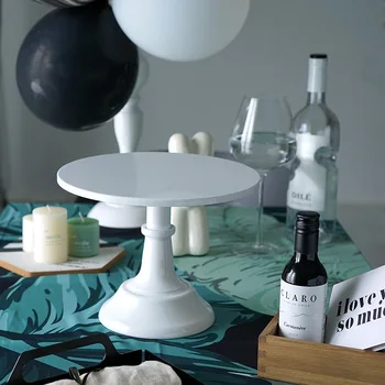 

Round Cake Stand Wrought Iron Exquisite Cake Rack Base Dessert Stand Round Cake Display Wedding Cupcake Holder Home Decoration