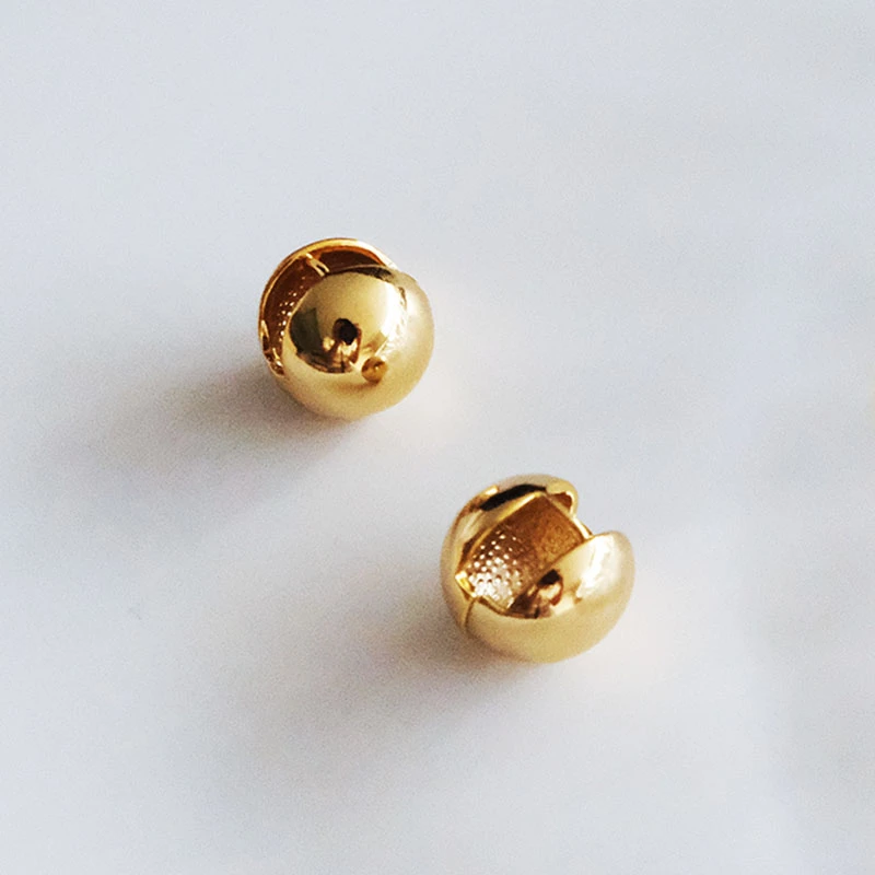 pegatina Cien años bombilla XIYANIKE pendientes minimalistas de Color plateado para mujer y parejas,  joyería elegante con forma de bola, regalos de fiesta|Aretes| - AliExpress