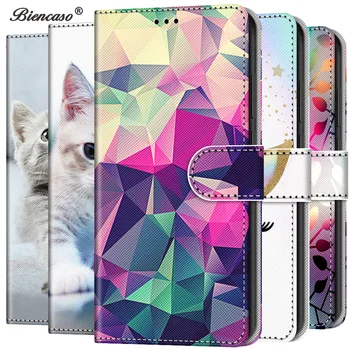 

Cute Cat Wallet Flip PU Leather Case For Xiaomi CC9 CC9e 9 SE 8 Lite 9T 5X 6X A1 A2 A3 Mi Play Stand Coque For Redmi 6 Pro Cover