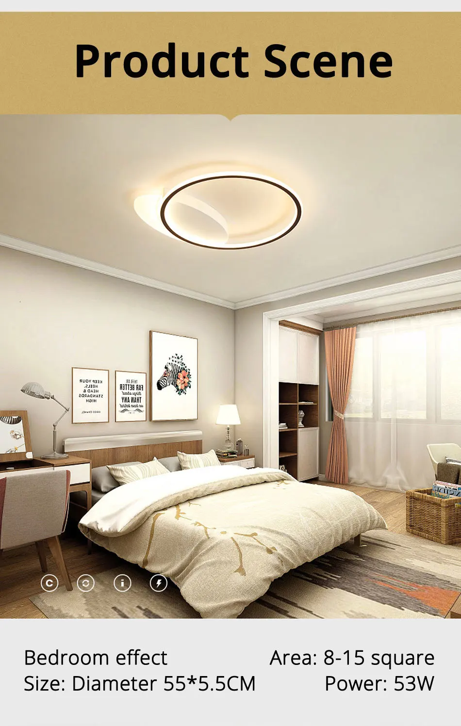 Modern Round/Square Led Ceiling lamps For Living Room Bedroom Dining Room Light Fixtures Lustres Lampadari dero