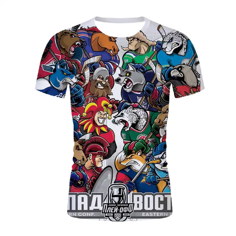 夏21新3dプリントtシャツ動物tシャツメンズカジュアルtシャツoネックヒップホップマンガtシャツ男性服サイズxxs 6xl Tシャツ Aliexpress