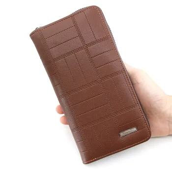 

New Unisex Zipper Wallet Clutch Bag Fashion Long Men Wallet Coin Purse Women Wallet Phone Bag