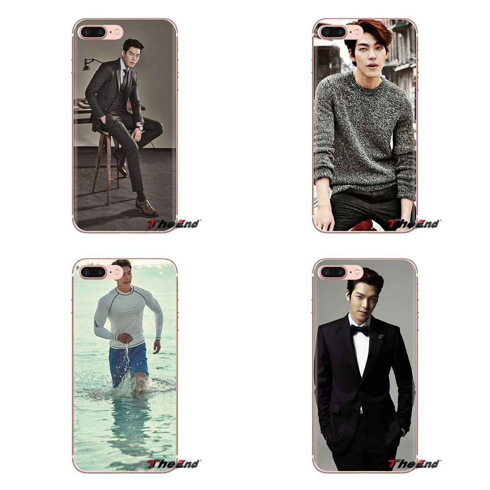 Kim Woo Bin Korean actor model For Xiaomi Redmi 4 3 3S Pro Mi3 Mi4 Mi4i Mi4C Mi5 Mi5S Mi Max Note 2 TPU Transparent Bag Case |