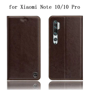 

Genuine Leather Case forXiaomi Note 10/10 Pro Business Flip Phone Cover Shell forXiaomi 10 Xiaomi10 Pro 10Pro Fashion Skin Bag