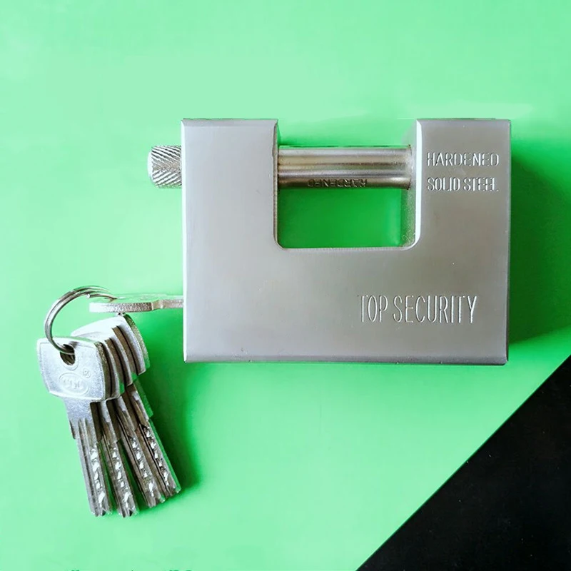 1pcs Large Horizontal Open Padlock Warehouse Door Lock Padlock Beam Super B-class Anti-smash Anti-theft Pure Copper Lock Core