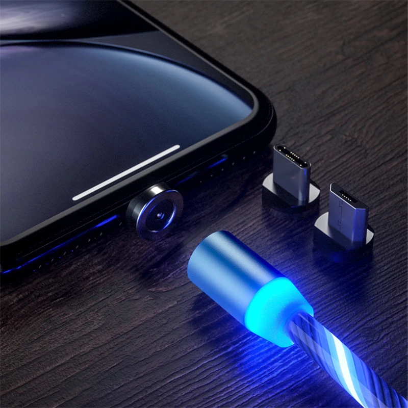Магнитный зарядный кабель для телефона, кабель USB type-c, кабель для быстрой зарядки, магнитный кабель для мобильного телефона, зарядное устройство USB для Iphone11XRxiaomi