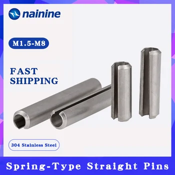 

[M1.5-M10] GB879 Spring-Type Straight Pins 304 Stainless Steel Spring Elastic Cylindrical Cotter Pin Dowel
