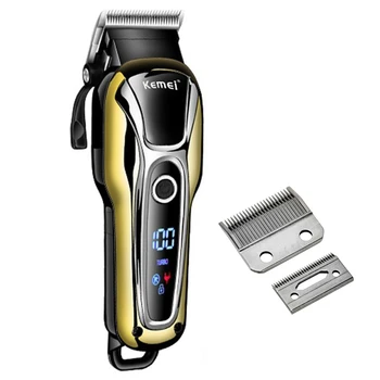 

Turbo Professional hair clipper rechargeable hair trimmer for men electric cutter hair cutting machine haircut LCD cordless cord