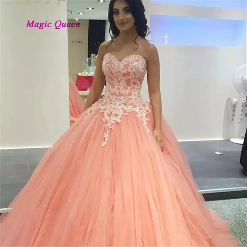 Vestido de Noiva размера плюс Коралловое свадебное платье Дешевые Старинные Свадебные платья Китай Кружева Свадебные платья корсет Назад Trouwjurk