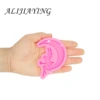 Shine Inside MOONTINK Keychain Mold Silicone mould for Resin Epoxy Craft DIY Necklace Jewelry Pendant DY0514 ► Photo 2/6