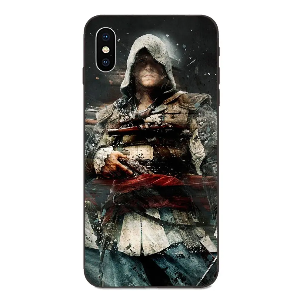 as picture Assassins Creed игра фигура для Huawei Honor 5A 6A 6C 7A 7C 7X 8A 8C 8X9 10 P8 P9 P10 P20 P30 Мини Lite Plus Мягкий, роскошный, из ТПУ - Цвет: as picture