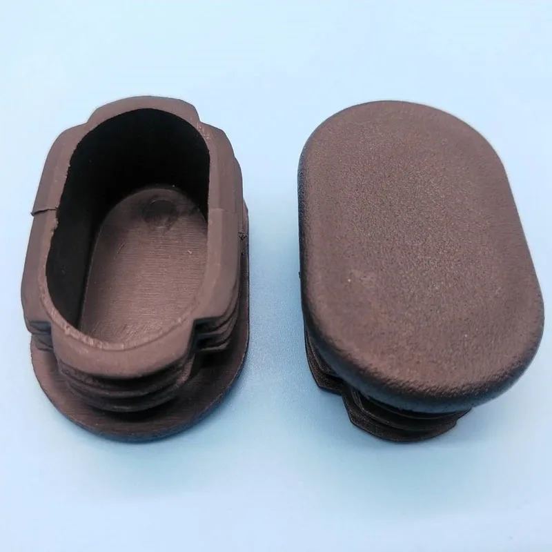 100 шт. черная овальная пластиковая заглушка трубка вставки коробка для стула