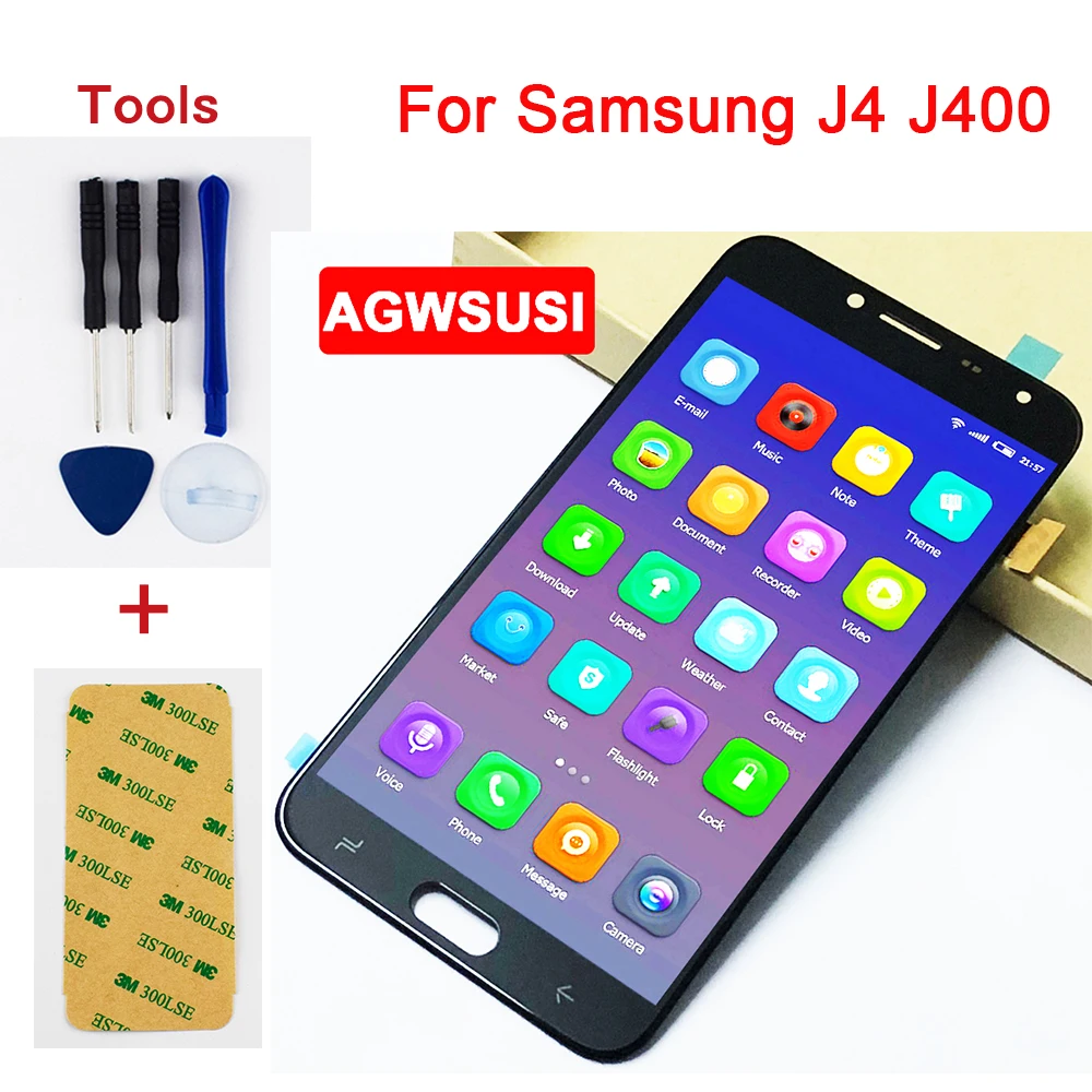 ЖК дисплей для Samsung Galaxy J4 J400 SM J400F J400H J400G / DS панель монитор Сенсорный экран