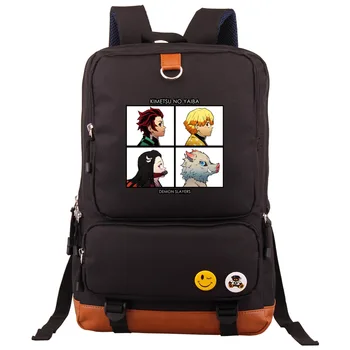 

New Style Anime Bookbag Demon Slayer Printing Bag Backpack Rucksack Schoolbag Travel Bag for Students Teens Men Women 2019
