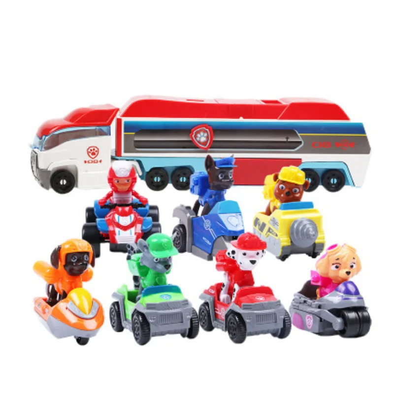 Paw Patrol Toys Set Patrulla Canina Puppy Patrol Rescue Big Bus Action Figure Patrol Car Aircraft Anime Kids Toys Christmas Gift