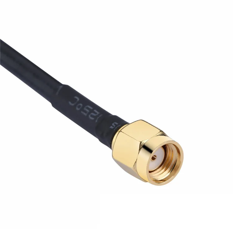 Antenne mushroom 14dBi pour drone FPV, design compact avec câble coaxial