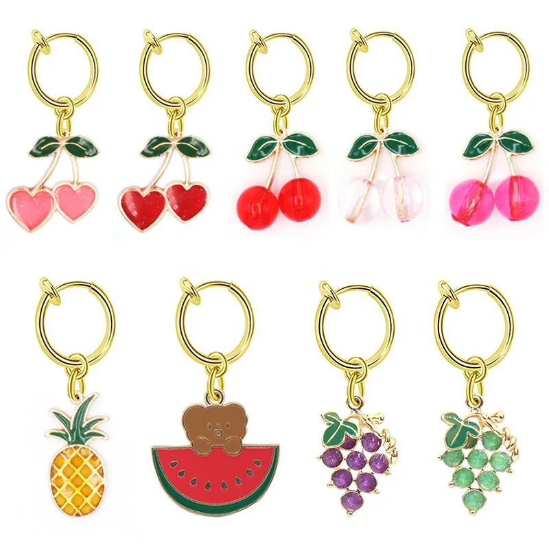 Faux Body Piercing Jewelry Clip On Belly Button Rings Non Piercing