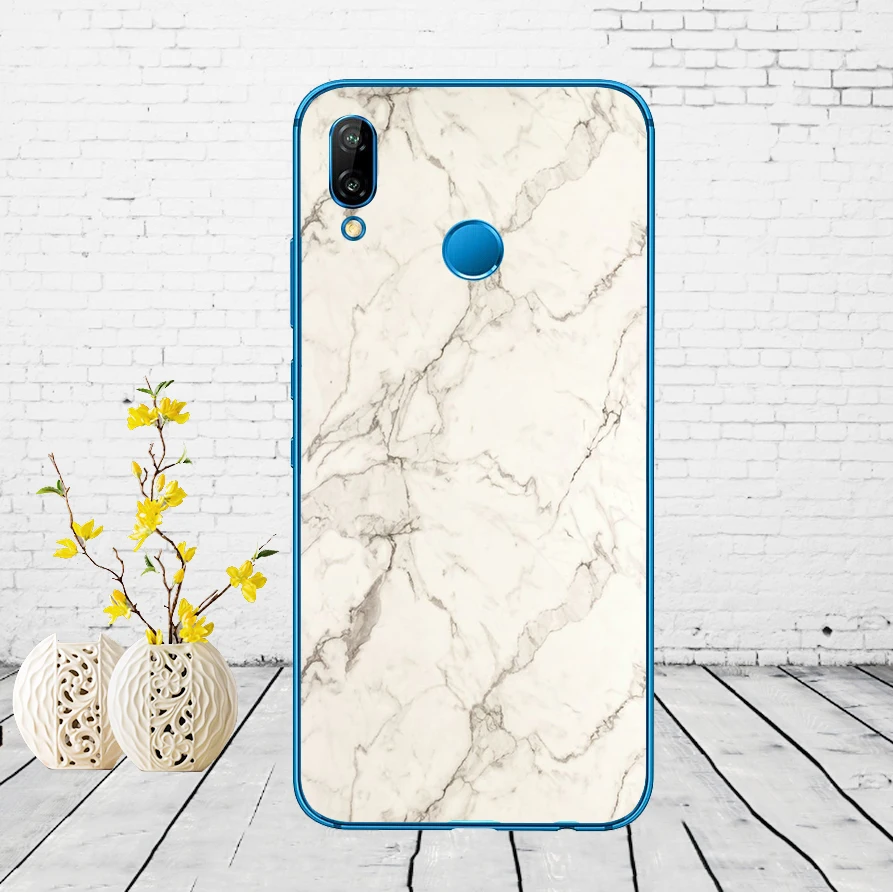 13 44DD мраморный камень Мягкий силиконовый чехол для Huawei P9 P10 P20 P30 Lite mate 10 20 PRO lite p smart чехол - Цвет: 13