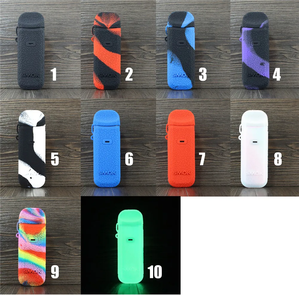 Текстурированный чехол для smok nord 2 40w v2 силиконовый чехол-рукав оболочка наклейка