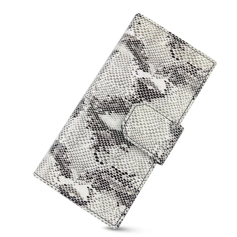 Женские кошельки и кошельки Tide кошелек из змеиной кожи длинные женские кошельки из натуральной кожи держатель для карт женский кошелек Carteira Feminina