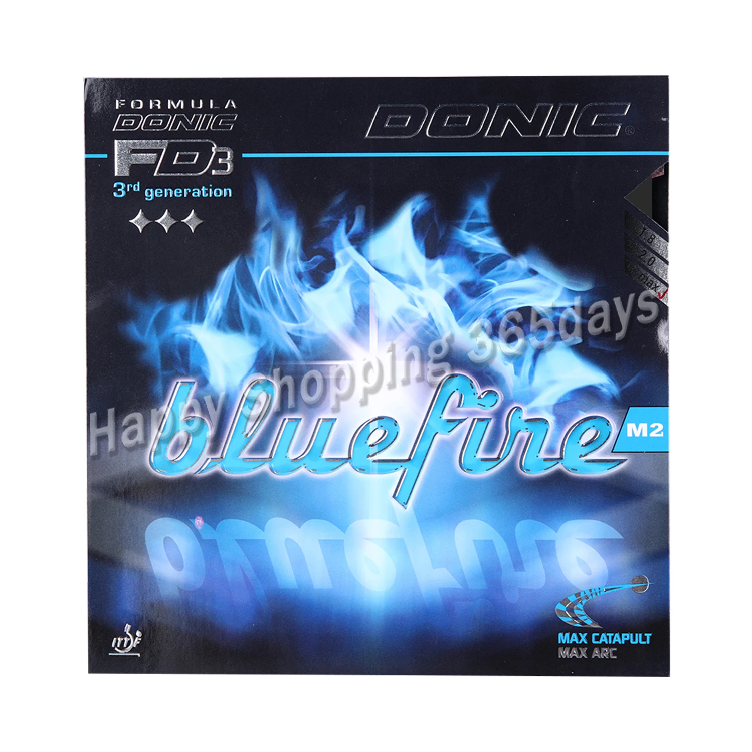 Donic Original Blue fire M2 Bluefire Pips-in BLUE губка для настольного тенниса, резина, сильный спиннинг, прыщи из резины для пинг-понга