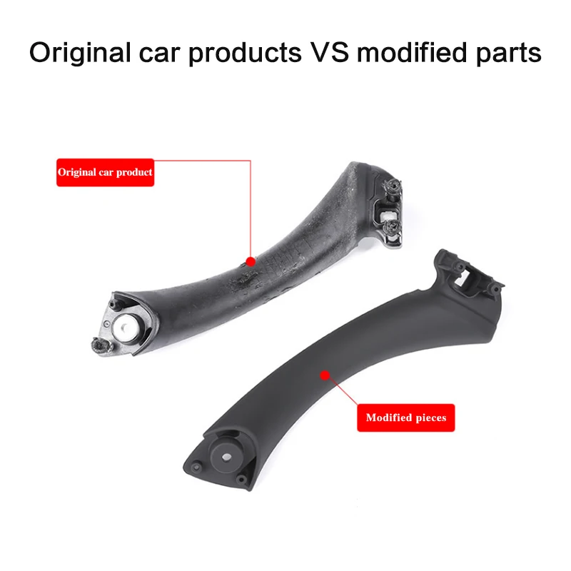 Gray Beige Black 2pcs RHD LHD inner front rear left right handle For BMW E90 E91 3 series  316 318 320 325 328 Pull Trim+Cover