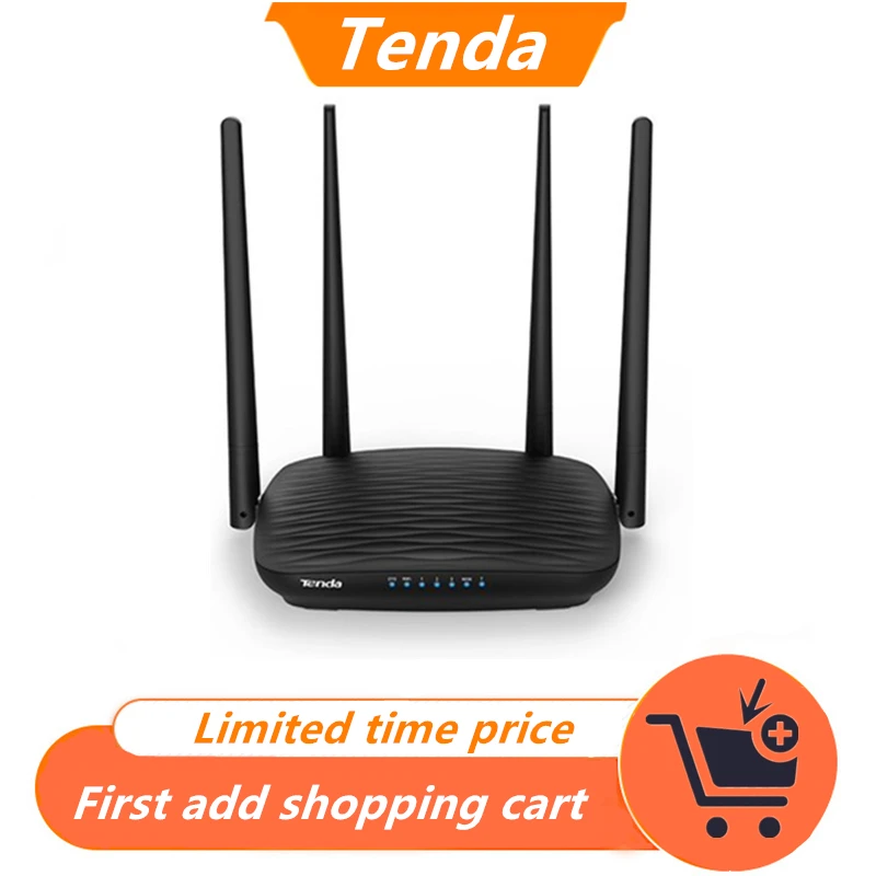 Маршрутизатор Tenda AC5 AC1200 антенны 5dBi Wi Fi репитер 2 4 ГГц 5 Двухдиапазонные роутеры