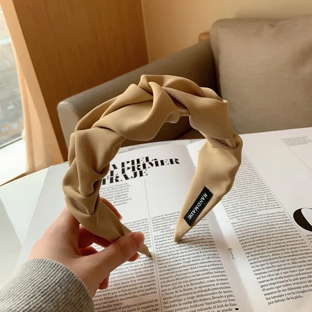 Korean Fashion Headbands Women Headdress Hair Band Hoop Designer Hairband Girls Hair Bow Accessories Headwear Scrunchie Tiara 8