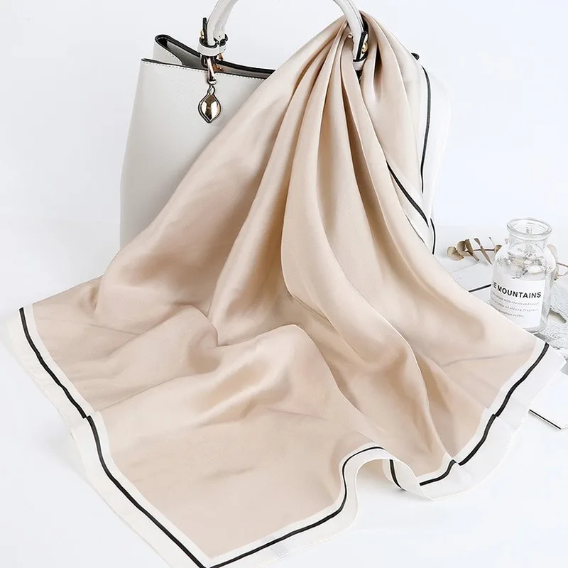 

Silk Scarf Women Fashion Work Neckerchife Decorative Scarves 70*70cm Small Head Scarfs Gift for Lady Hair Scarves Bandana