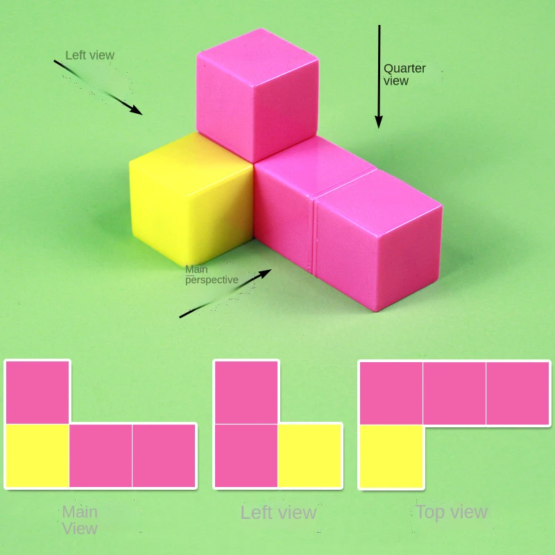 

Cube Geometry Teaching Aid Mathematics Small Cube Side Length 1cm 2cm 3cm 5cm Cube Three-dimensional Model Plastic Tape Magnetic