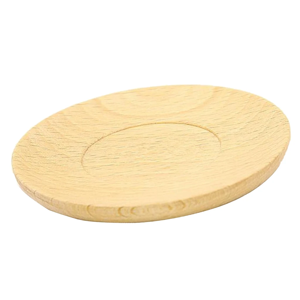 Vintage Drink Coasters Wood Cup Mug Mat Pad Heat Insulation Protects Furniture from Damage for Home Cafe Office