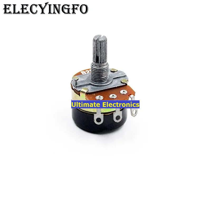 5PCS WH138-1 With switch potentiometer Dimmer Adjustable resistance Speed governor B20K B50K B500K B5K B10K B250K B100K | Электронные