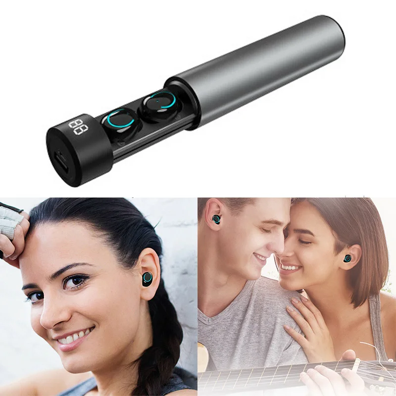 TWS, Bluetooth 5,0, наушники, спортивные наушники, стерео, анти-шум, музыка, Спортивная гарнитура, близнецы, водонепроницаемый, эргономичный дизайн, наушник