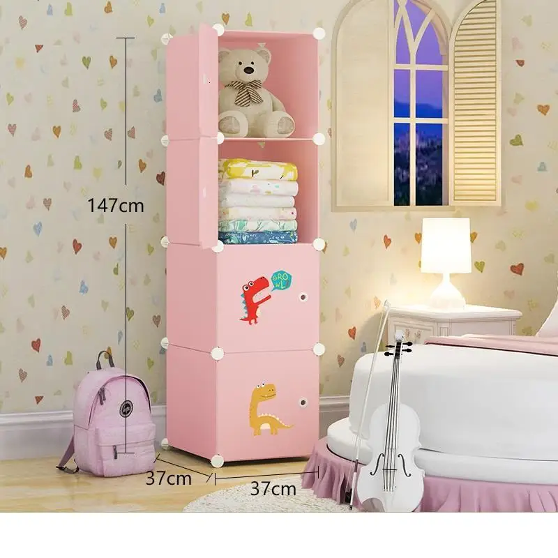 Armoire rangelment Kleiderschrank Yatak Odasi мобильный шкаф для хранения Mueble De Dormitorio Guarda Roupa шкаф - Цвет: Version AK