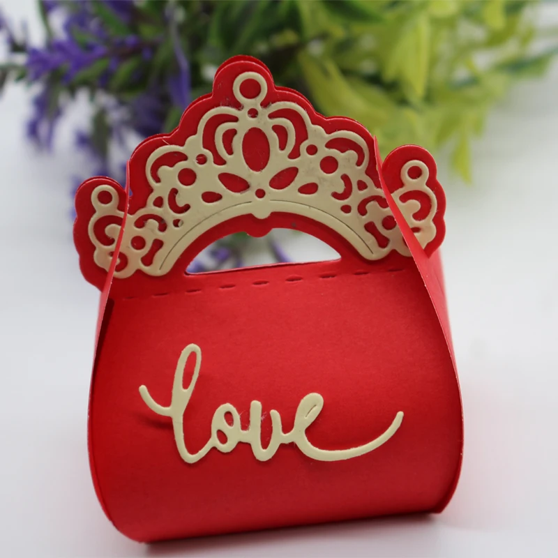 Новый металлический Трафаретный вырубной штамп коробка для конфет любовь Новая