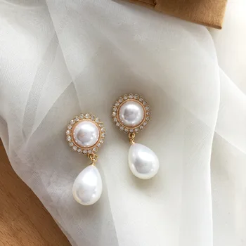 

Cool Glorious Pearl Earrings Was White Creative Earings