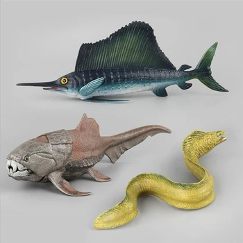 

Simulation Marine Life Moray Eel Dun's Sailfish Solid Underwater Animal Children's Toy Cognitive PVC