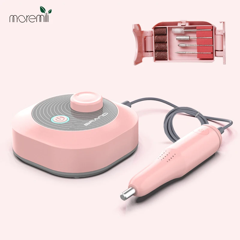 Moremili 2500 об/мин электрические сверла для ногтей Набор мельница машина для Типсы для маникюра Электрический маникюр ногтей Педикюр пилка