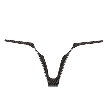 

ABS Carbon Fiber Steering Wheel Frame Cover Trim for Alfa Romeo Giulia 2017 2018