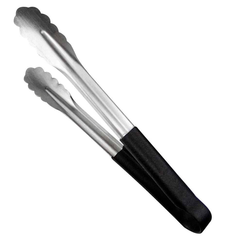 Non Stick Tongs Stainless Steel BBQ Food Bread Kitchen Cooking Salad Serving Barbecue Grilling