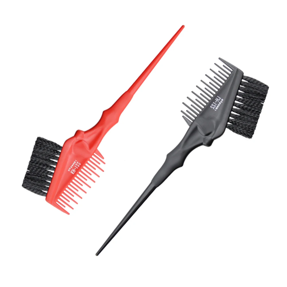 Hair Dyeing Comb Sets Dyeing Double sided Comb Pointed Tail Black hair