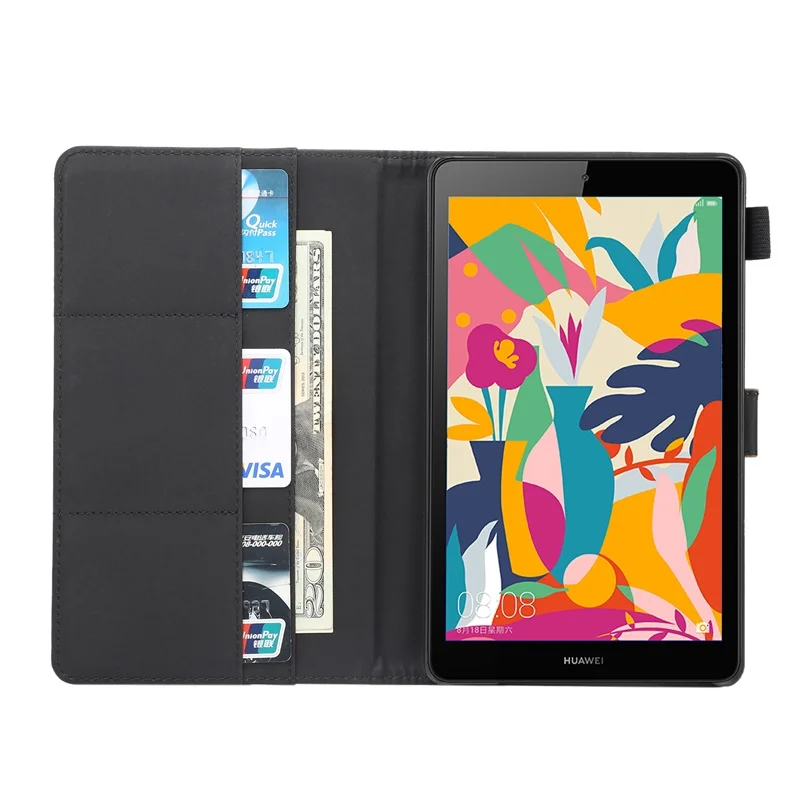 Чехол для huawei Mediapad M5 lite 8," JDN2-W09 JDN2-AL00 чехол Смарт Флип кожаный Стенд Слот для карт кошелек чехол для планшета kimTHmall