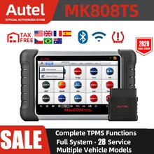 Autel maxicom mk808ts ferramenta de diagnóstico automotivo tpms obd2 scanner tpms ferramenta de programação scanner diagnóstico automático pk mp808bt