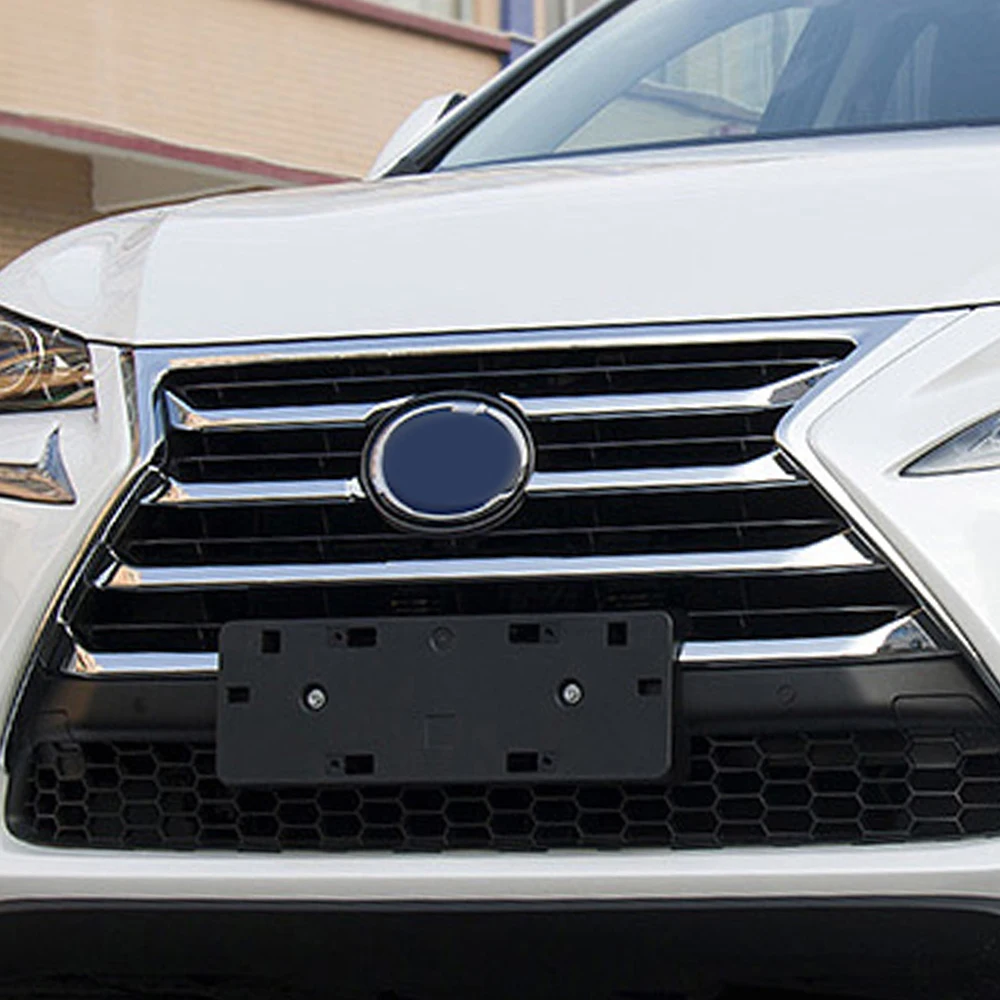 Для LEXUS NX200 NX200t NX300h автомобильный Стайлинг Передняя средняя сетка решетка решетки хромированная рамка наклейка крышка отделка Аксессуары