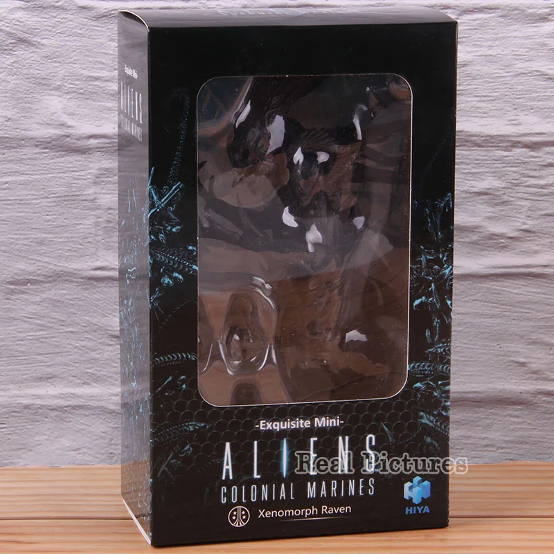Hiya Изысканный мини Aliens Colonial Marines чужие, ксеноморф Ворон 1/18 весы ПВХ Xenomorph, движущаяся фигурка, Коллекционная модель, игрушка