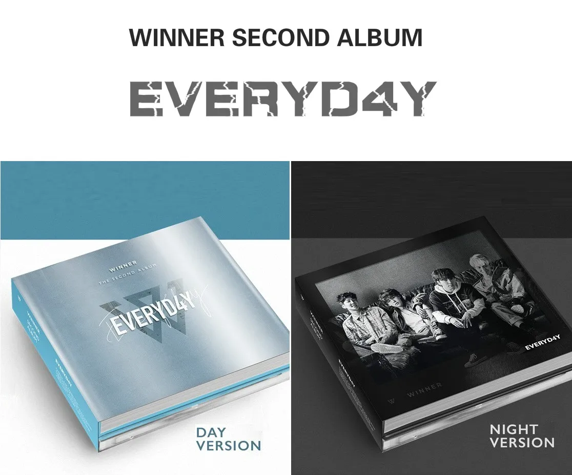 [MYKPOP] Официальный-победитель второй альбом: EVERYD4Y, альбом CD-SA19080303