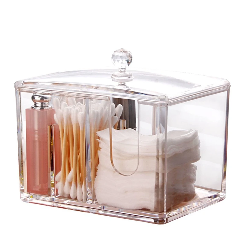 

Cotton Pads Holder Makeup Organizer Cosmetics Makeup Cotton Swab Holder Cotton Pads Dispenser