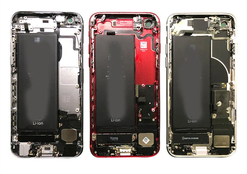 

100% original used of 95% new For iphone 7 7plus Back Middle Frame Chassis Full Housing Assembly Battery Cover without camera